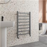 Designer Heated Towel Rail Rack Bathroom Radiator Square Anthracite 800x500mm