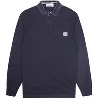 Stone Island Navy Long Sleeve Polo Shirt Size L / Size L / Mens / Navy / Unknown