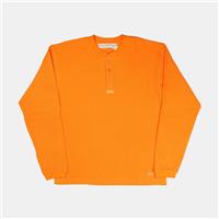 Advisory Board Crystals Waffle Crewneck / Size XL / Mens / Orange / Cotton - XL Regular