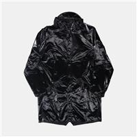 Rains Long Jacket / Size S / Mid-Length / Mens / Black / Polyester - S Regular
