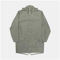 Rains Long Jacket / Size XS / Mens / Green / Polyester
