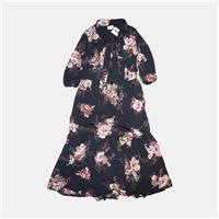 Everly Dress / Size M / Long / Womens / Black / Polyester