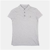 AllSaints Polo / Size S / Mens / Grey / Cotton - S Regular