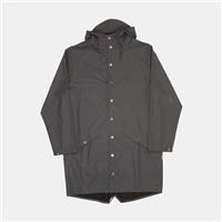 Rains Long Jacket / Size M / Long / Mens / Grey / Polyester - M Regular