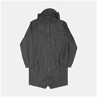 Rains Long Jacket / Size XS / Mid-Length / Mens / Black / Polyester - XS Regular