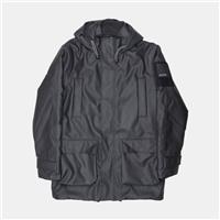 Rains Glacial Parka / Size S / Mid-Length / Mens / Black / Polyester