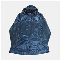 Rains A-line Jacket / Size M / Short / Womens / Blue / Polyurethane - M Regular