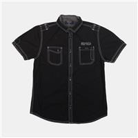 Industrialize Casual Shirt / Size M / Mens / Black / Cotton - M Regular
