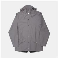Rains Jacket / Size XS / Mid-Length / Mens / Grey / Polyurethane - XS Regular