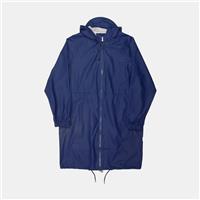 Rains Parka Jacket / Size S / Long / Womens / Blue / Polyester