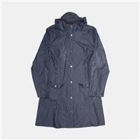 Rains Curve Jacket / Size S / Mid-Length / Womens / Blue / Polyester - S Regular