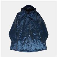 Rains A-line W Jacket / Size XS / Long / Womens / Blue / Polyester