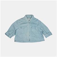 ASOS Cropped Jacket / Size 18 / Short / Womens / Blue / Cotton