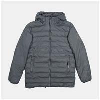 Rains Lohja Puffer Jacket / Size XS / Mid-Length / Mens / Grey / Polyurethane - XS Regular