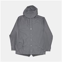Rains Jacket / Size L / Mid-Length / Mens / Grey / Polyester - L Regular