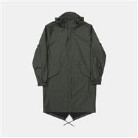 Rains Fishtail Parka / Size XS / Long / Mens / Green / Polyurethane