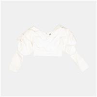 Pretty Little Thing Top / Size 10 / Womens / Ivory / Polyester