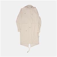 Rains String Parka / Size XS / Mid-Length / Mens / White / Polyester