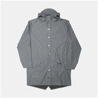 Rains Long Jacket / Size L / Long / Mens / Grey / Polyurethane - L Regular