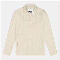 Rains Cream Liner Shirt Jacket Size Medium / Size M / Mens / Ivory / Other ...