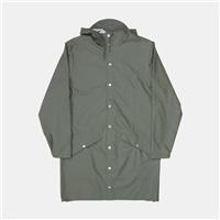 Rains Long Jacket / Size XS / Long / Mens / Green / Polyester