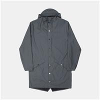 Rains Long Jacket / Size S / Mid-Length / Mens / Grey / Polyester
