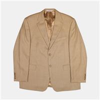 Osborne Blazer / Size 44 / Mid-Length / Mens / Beige / Wool - 44 Regular