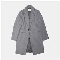 George Coat / Size 8 / Mid-Length / Womens / Grey / Polyester