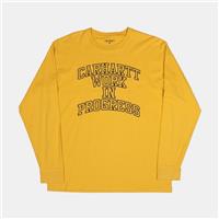 Carhartt Long Sleeve T-Shirt / Size M / Mens / Yellow / Cotton - M Regular