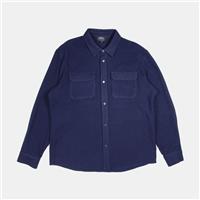 APC Button-Up Shie / Size 2XL / Mens / Blue / Wool