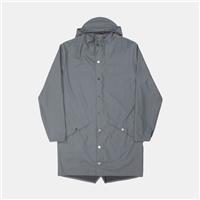 Rains Long Jacket / Size S / Long / Mens / Grey / Polyurethane - S Regular