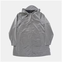 Rains A-Line W Jacket / Size XS / Mid-Length / Mens / Grey / Polyester - XS Regular