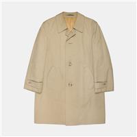 Gieves & Hawkes Coat / Size L / Mid-Length / Mens / Beige / Cotton