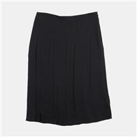 Burberry A-Line Skirt / Size 4 / {Other} / Womens / Black / Polyester - 4 Regular