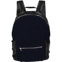 RBURN Black Leather & Fleece Daypack Size O/S / Size One Size / Mens / Bla...