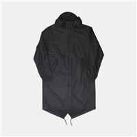 Rains Longer Jacket / Size M / Long / Mens / Black / Polyester - M Regular