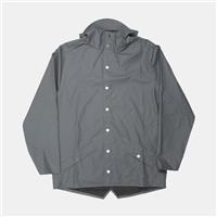 Rains Jacket / Size M / Mid-Length / Mens / Grey / Polyurethane - M Regular