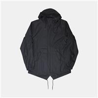 Rains Fishtail Jacket / Size S / Mid-Length / Mens / Black / Polyester