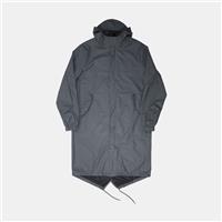 Rains Fishtail Parka / Size S / Mid-Length / Mens / Grey / Polyester - S Regular