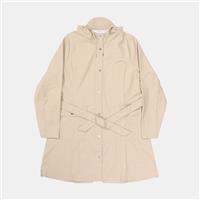 Rains Curve Jacket / Size L / Womens / Beige / Polyester - L Regular