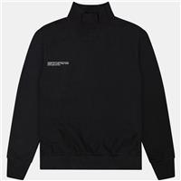 PANGAIA Black Recycled Cotton High Neck Sweatshirt Size XXS / Size XXS / Me...