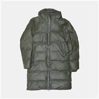 Rains Puffer Jacket / Size XS / Long / Mens / Green / Polyurethane - XS Regular