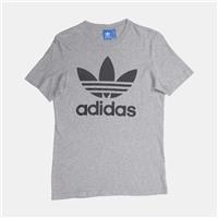Adidas T-Shirt / Size S / Mens / Grey / Cotton - S Regular