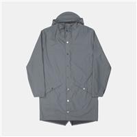 Rains Jacket / Size S / Long / Mens / Grey / Polyester - S Regular