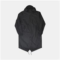 Rains Fishtail Parka / Size S / Mid-Length / Mens / Black / Polyurethane - S Regular