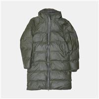 Rains Alta Long Puffer Jacket / Size XS / Long / Mens / Green / Polyurethane - XS Regular