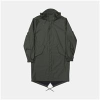 Rains Fishtail Parka / Size S / Long / Mens / Green / Polyester - S Regular