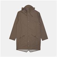 Rains Long Jacket / Size S / Long / Mens / Brown / Polyurethane - S Regular