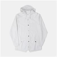 Rains Jacket / Size S / Mid-Length / Womens / White / Polyurethane - S Regular