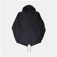 Rains Fishtail Jacket / Size M / Mid-Length / Mens / Black / Polyurethane /... - M Regular